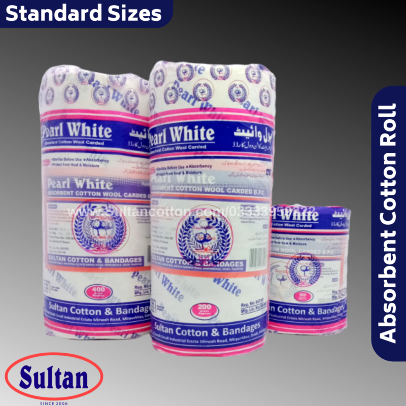 Absorbent Cotton Roll Sultan Cotton & Bandages